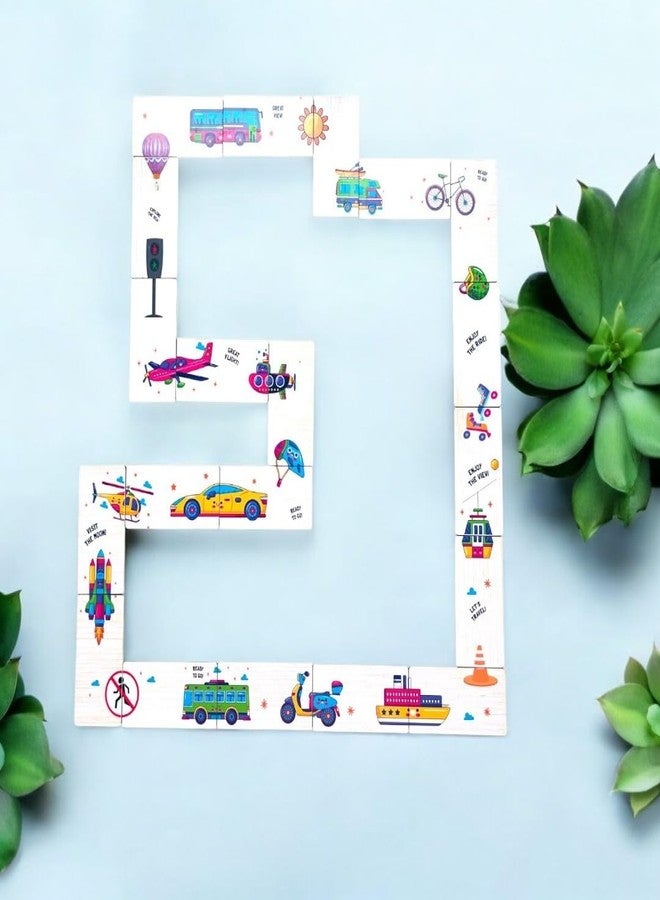Kiddiwinks Winkslab:Link-it Transportation Interactive LearningThrough Transportation Puzzle - Educational Fun for Young Explorers - Image 5